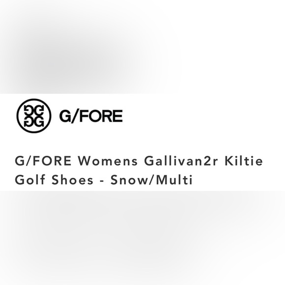 G/Fore Women’s Gallivan2r Kiltie Golf Shoes-Snos/Multi-Size 9 NIB⛳️🔥 - Picture 9 of 13